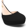 image:imageDREAM PAIRS Womens Platform Chunky High Heels Closed Toe Block Ankle Strap Dress Bridal Party Wedding ShoesBlacknubuck