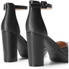image:imageDREAM PAIRS Womens Platform Chunky High Heels Closed Toe Block Ankle Strap Dress Bridal Party Wedding ShoesBlackpu
