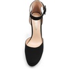 image:imageDREAM PAIRS Womens Platform High Chunky Heels Closed Toe Block Ankle Strap Dress Buckle Round Toe Wedding Party Comfortable Pumps ShoesBlacknubuck