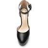 image:imageDREAM PAIRS Womens Platform High Chunky Heels Closed Toe Block Ankle Strap Dress Buckle Round Toe Wedding Party Comfortable Pumps ShoesBlackpu