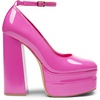 image:imageDREAM PAIRS Womens Platform High Heels Closed Toe Chunky Block Pumps Square Toe Ankle Strap Dress Fashion Party Y2K ShoesHot Pinkpat