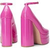 image:imageDREAM PAIRS Womens Platform High Heels Closed Toe Chunky Block Pumps Square Toe Ankle Strap Dress Fashion Party Y2K ShoesHot Pinkpat