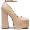 image:imageDREAM PAIRS Womens Platform High Heels Closed Toe Chunky Block Pumps Square Toe Ankle Strap Dress Fashion Party Y2K ShoesNudepu