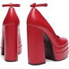 image:imageDREAM PAIRS Womens Platform High Heels Closed Toe Chunky Block Pumps Square Toe Ankle Strap Dress Fashion Party Y2K ShoesRedpu