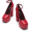 image:imageDREAM PAIRS Womens Platform High Heels Closed Toe Chunky Block Pumps Square Toe Ankle Strap Dress Fashion Party Y2K ShoesRedpu