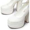 image:imageDREAM PAIRS Womens Platform High Heels Closed Toe Chunky Block Pumps Square Toe Ankle Strap Dress Fashion Party Y2K ShoesWhitepu
