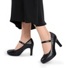 image:imageDREAM PAIRS Womens Pumps Close Toe Classic High Heels Round Toe Comfortable Low Platform Mary Jane Dress ShoesBlack