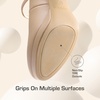 image:imageDREAM PAIRS Womens Pumps Close Toe Classic High Heels Round Toe Comfortable Low Platform Mary Jane Dress ShoesNude