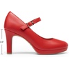 image:imageDREAM PAIRS Womens Pumps Close Toe Classic High Heels Round Toe Comfortable Low Platform Mary Jane Dress ShoesRedpu