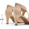 image:imageDREAM PAIRS Womens Pumps Closed Pointed Toe Kitten Heels Elegant Party Wedding Dress Shoes for WomenNude