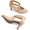 image:imageDREAM PAIRS Womens Pumps Closed Pointed Toe Kitten Heels Elegant Party Wedding Dress Shoes for WomenNude