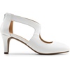 image:imageDREAM PAIRS Womens Pumps Closed Pointed Toe Kitten Heels Elegant Party Wedding Dress Shoes for WomenWhite