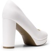 image:imageDREAM PAIRS Womens Pumps Closed Round Toe Chunky High Heels Platform Work Comfortable Dress Shoes for WomenWhitepu
