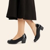 image:imageDREAM PAIRS Womens Pumps Low Chunky Block Closed Toe Shoes Work Comfortable Heels Round Toe DressBlack