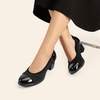 image:imageDREAM PAIRS Womens Pumps Low Chunky Block Closed Toe Shoes Work Comfortable Heels Round Toe DressBlack