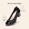 image:imageDREAM PAIRS Womens Pumps Low Chunky Block Closed Toe Shoes Work Comfortable Heels Round Toe DressBlack