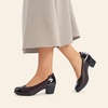 image:imageDREAM PAIRS Womens Pumps Low Chunky Block Closed Toe Shoes Work Comfortable Heels Round Toe DressBrown