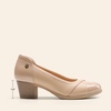 image:imageDREAM PAIRS Womens Pumps Low Chunky Block Closed Toe Shoes Work Comfortable Heels Round Toe DressNude