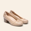 image:imageDREAM PAIRS Womens Pumps Low Chunky Block Closed Toe Shoes Work Comfortable Heels Round Toe DressNude