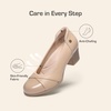 image:imageDREAM PAIRS Womens Pumps Low Chunky Block Closed Toe Shoes Work Comfortable Heels Round Toe DressNude