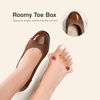 image:imageDREAM PAIRS Womens Pumps Low Chunky Block Closed Toe Shoes Work Comfortable Heels Round Toe DressTan