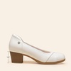 image:imageDREAM PAIRS Womens Pumps Low Chunky Block Closed Toe Shoes Work Comfortable Heels Round Toe DressWhite