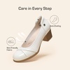 image:imageDREAM PAIRS Womens Pumps Low Chunky Block Closed Toe Shoes Work Comfortable Heels Round Toe DressWhite