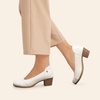 image:imageDREAM PAIRS Womens Pumps Low Chunky Block Closed Toe Shoes Work Comfortable Heels Round Toe DressWhite