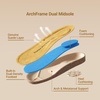 image:imageDREAM PAIRS Womens Slides Soft Genuine Footbed Sandals Comfortable Adjustable Double Buckle Slipon Flat Sandals with Arch Support Frame Dual Slippers for Summer 2026Gold