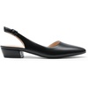 image:imageDREAM PAIRS Womens Slingback Kitten Low Block Heels Closed Pointed Toe Ankle Strap Elegant Dressy Pumps Wedding Party Dress Shoes for WomenBlack