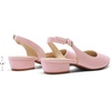 image:imageDREAM PAIRS Womens Slingback Kitten Low Block Heels Closed Pointed Toe Ankle Strap Elegant Dressy Pumps Wedding Party Dress Shoes for WomenLight Pink