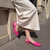 image:imageDREAM PAIRS Womens Slingback Kitten Low Block Heels Closed Pointed Toe Ankle Strap Elegant Dressy Pumps Wedding Party Dress Shoes for WomenPink