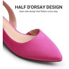 image:imageDREAM PAIRS Womens Slingback Kitten Low Block Heels Closed Pointed Toe Ankle Strap Elegant Dressy Pumps Wedding Party Dress Shoes for WomenPink