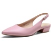 image:imageDREAM PAIRS Kitten Slingback Low Block Heels for Women Pointed Closed Toe Business Dress Shoes Wedding Party Comfortable Pumps ShoesLight Pink