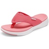 image:imageDREAM PAIRS Womens Arch Support Soft Cushion Flip Flops Thong SandalsWatermelonRed