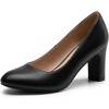 image:imageDREAM PAIRS Womens Block Heel Rounded Toe Pumps