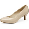 image:imageDREAM PAIRS Womens Dress Comfortable Low Heel Pump ShoesNudePat