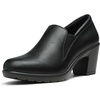 image:imageDREAM PAIRS Womens Low Chunky Block Heels Pumps Comfortable Slipon Heeled Loafers Dress Work Shoes for Office Business LOLABlack