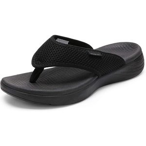 image:imageDREAM PAIRS Womens Arch Support Soft Cushion Flip Flops Thong SandalsBlack