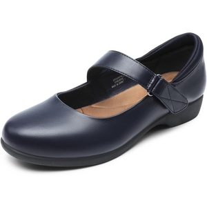 image:imageDREAM PAIRS Womens Ballet Mary Jane Flats Comfortable Business Office Dress Shoes for Women Dressy and Work with Ankle StrapNavy