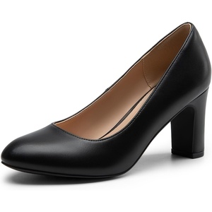 image:imageDREAM PAIRS Womens Block Heel Rounded Toe Pumps