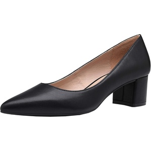 image:imageDREAM PAIRS Womens Chunky Low Block Heels Closed Toe Dress Pumps ShoesBlackPu