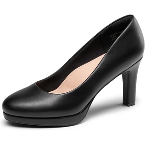 image:imageDREAM PAIRS Womens Pumps Close Toe Low Heels Platform Heels Comfortable Office Work Dress Shoes for Women