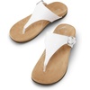 image:imageDREAM PAIRS Orthotic Thong Sandals for Women Arch Support Flip Flops Comfortable Lightweight Slip On Sandals for Walking Casual Summer Everyday WearWhite