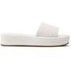 image:imageDREAM PAIRS Women Platform Slides Sandals Espadrilles Slip On Low Wedge Summer Open Toe Bohemia Dressy Beach Vacation ShoesWhite