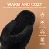 image:imageDREAM PAIRS Womens House Slippers Indoor Fuzzy Fluffy Furry Cozy Home Bedroom Comfy Winter Cute Warm Outdoor Shoes FuzzyEasyBlack