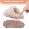 image:imageDREAM PAIRS Womens House Slippers Indoor Fuzzy Fluffy Furry Cozy Home Bedroom Comfy Winter Cute Warm Outdoor Shoes FuzzyEasyPink