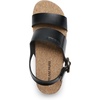 image:imageDREAM PAIRS Womens Orthopedic Arch Support Platform Sandals Comfortable Cork Insole Low Wedges Sandals Flatform Summer Dress Shoes Cute Buckle Wedges for BeachBlack