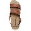 image:imageDREAM PAIRS Womens Orthopedic Arch Support Platform Sandals Comfortable Cork Insole Low Wedges Sandals Flatform Summer Dress Shoes Cute Buckle Wedges for BeachBrown