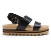 image:imageDREAM PAIRS Womens Orthopedic Arch Support Platform Sandals Comfortable Cork Insole Low Wedges Sandals Flatform Summer Dress Shoes Cute Buckle Wedges for BeachBlack